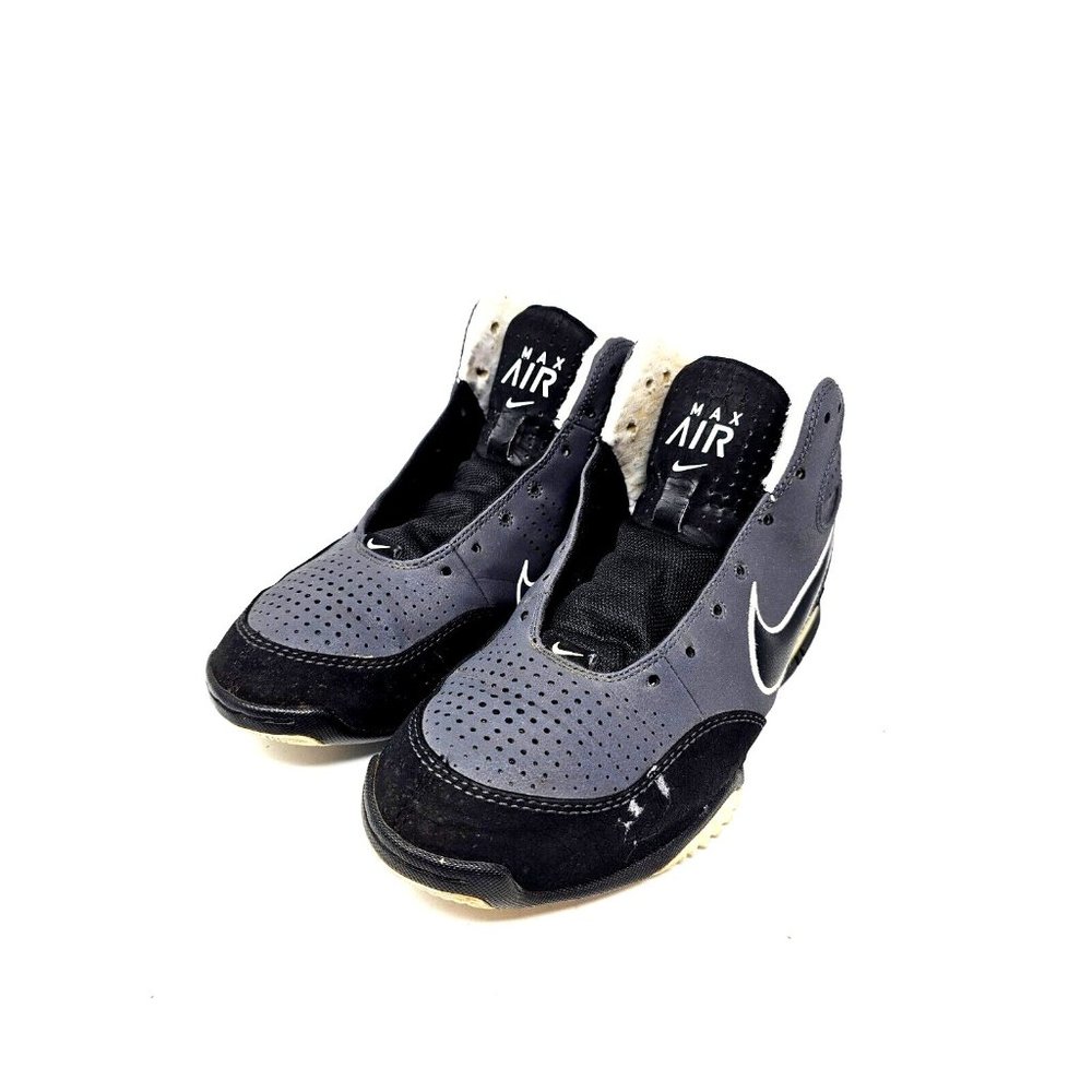 Nike Air Max Sneakers 345000-002 Basketball Shoes Mid-Top Gray Men's Size 9